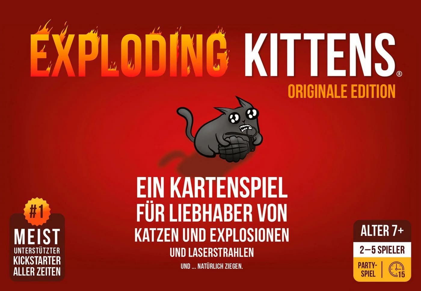 Asmodee Exploding Kitten Kartenspiel Bunt - Bild 2