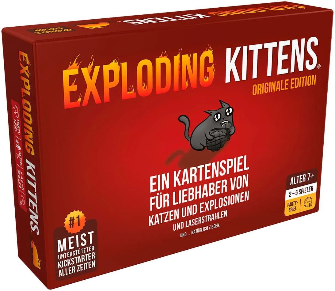 Asmodee Exploding Kitten Kartenspiel Bunt - Bild 3