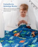 SiviO Gewichtsdecke Kinder Therapie-Bettdecke 1,3kg Blau Bild 3