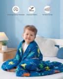 SiviO Gewichtsdecke Kinder Therapie-Bettdecke 1,3kg Blau Bild 4