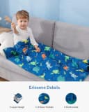 SiviO Gewichtsdecke Kinder Therapie-Bettdecke 1,3kg Blau Bild 5