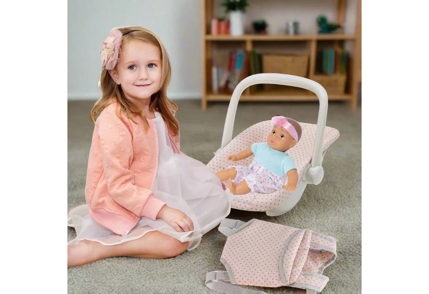 TEAMSON™ KIDS Puppenwagen Puppensitz und Trageset Rosa - Bild 3