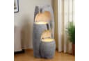 Teamson Home 3-stufiger Gartenbrunnen mit LED Grau Bild 1