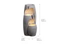 Teamson Home 3-stufiger Gartenbrunnen mit LED Grau Bild 4