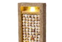 Teamson Home Hoher Gartenbrunnen LED Muschel-Design Braun Bild 4