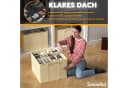SpaceAid Schuhbox faltbare Schuh-Organizer für 16-32 Paar Beige Bild 4