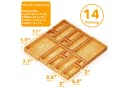 SpaceAid Aufbewahrungsbox Bambus-Schubladenorganizer 14 St Bild 3