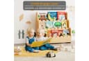 SpaceAid Bücherregal 3-stöckiges Kinderregal Montessori-Bücherregal Bild 1