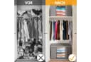 SpaceAid Aufbewahrungsbox 90L Grau 6er-Set mit Deckel & Sichtfenster Bild 1