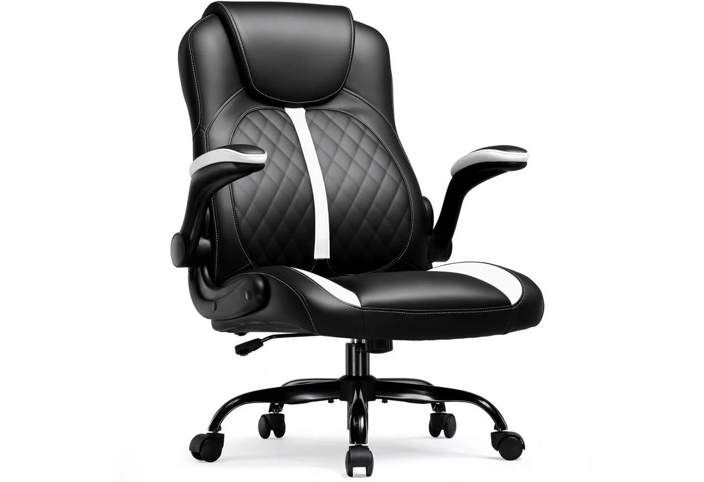GTPLAYER Gaming-Stuhl Ergonomisch Weiß Kunstleder - Bild 2