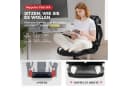 GTPLAYER Gaming-Stuhl Ergonomisch Weiß Kunstleder Bild 5