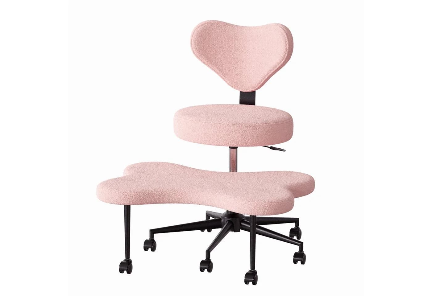 Pinmoco Polsterstuhl Bürostuhl Rosa Meditationsstuhl - Bild 2