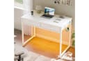 Pinmoco Schreibtisch 106 cm mit Schubladen und LED-Beleuchtung Bild 3