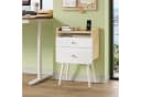 Pinmoco Nachttisch 1er Set schmal mit 2 Schubladen & LED Bild 4