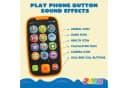 JOYIN Spiel-Smartphone Musikalisches Baby Spielzeug Handy 2er Set Orange Bild 4