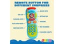 JOYIN Spiel-Smartphone Musikalisches Baby Spielzeug Handy 2er Set Orange Bild 5