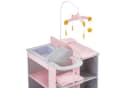 TEAMSON™ KIDS Puppen Pflegecenter Wickeltisch Hochstuhl Waschbecken Grau Bild 1