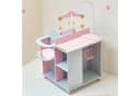 TEAMSON™ KIDS Puppen Pflegecenter Wickeltisch Hochstuhl Waschbecken Grau Bild 3