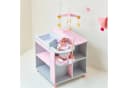 TEAMSON™ KIDS Puppen Pflegecenter Wickeltisch Hochstuhl Waschbecken Grau Bild 4