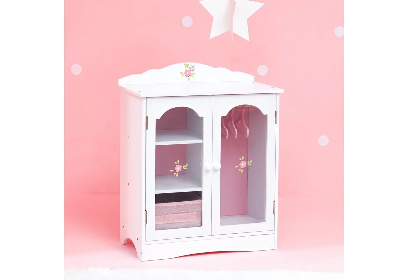 TEAMSON™ KIDS Puppenschrank Flora’s Tiny Flowers Rosa Violett - Bild 4