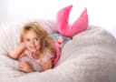 Kinderdecke Cuddle Tails Meerjungfrauendecke PINK DREAM, Fin Fun Bild 3