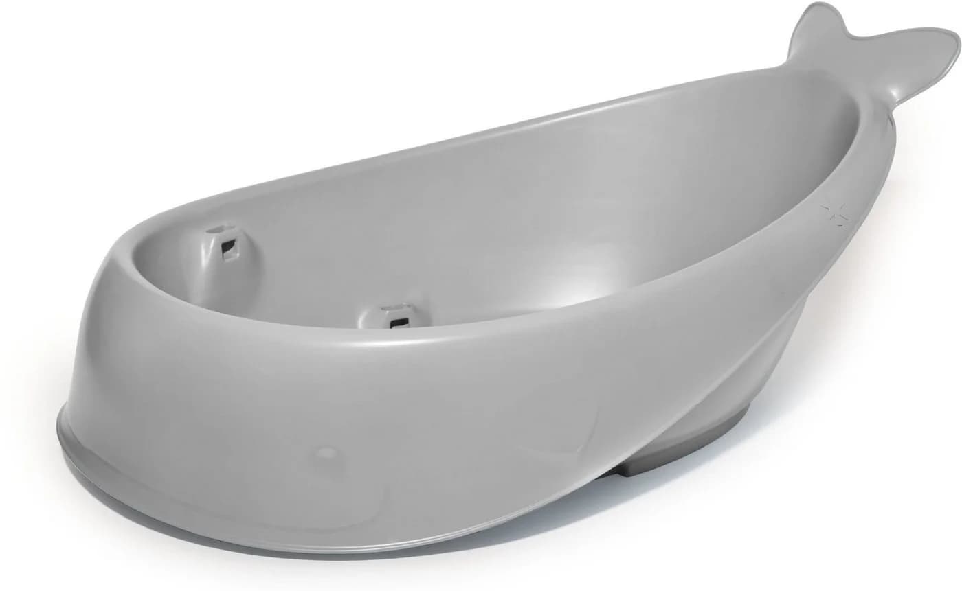 SKIP HOP Babybadewanne Moby Grau 3-Stufen-System