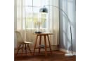 Teamson Home Bogenlampe Silber Chromschirm Bild 1