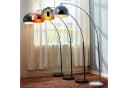 Teamson Home Bogenlampe Silber Chromschirm Bild 3