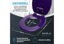 Sanilo Glitzer WC-Sitz Violett SoftClose Bild 4
