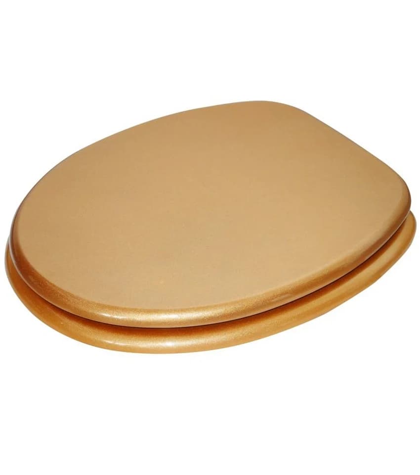 Sanilo WC-Sitz Glitzer Gold Hochglanz - Bild 1