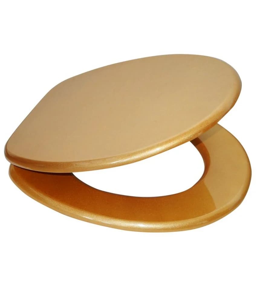 Sanilo WC-Sitz Glitzer Gold Hochglanz - Bild 4