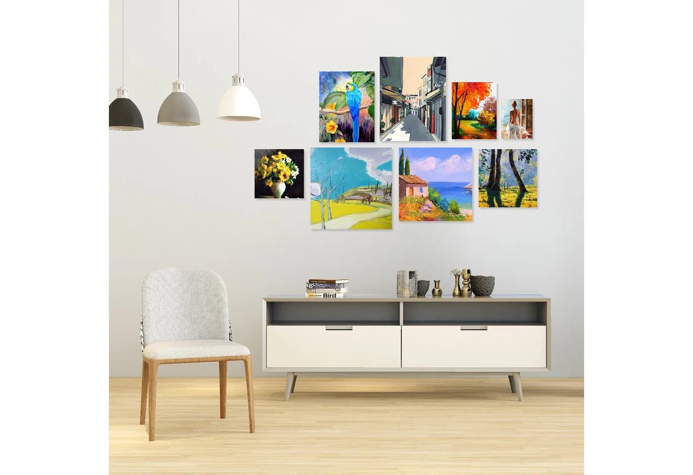 ESENG Leinwand zum Bemalen 100% Baumwolle Mix-Size Set - Bild 3