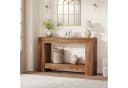 GarveeMore Konsolentisch Landhausstil 120 cm Holz 2 Ebenen Bild 3