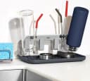 OXO GOOD GRIPS Geschirrständer Grau Aluminium Flaschentrockengestell Bild 4