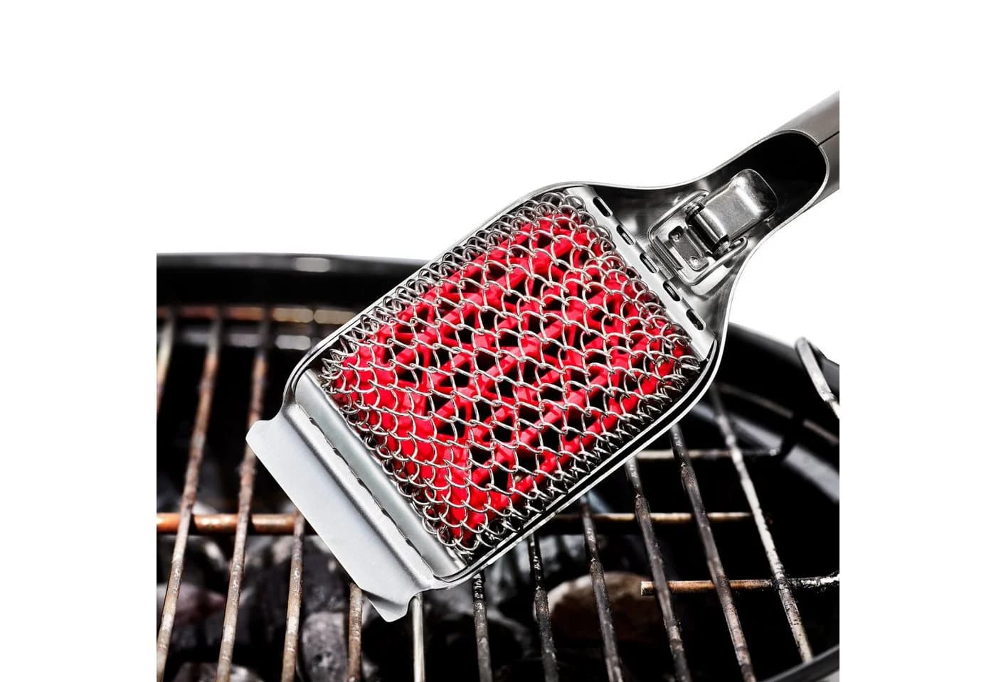 OXO GOOD GRIPS Grillbürste Hot Clean Silber