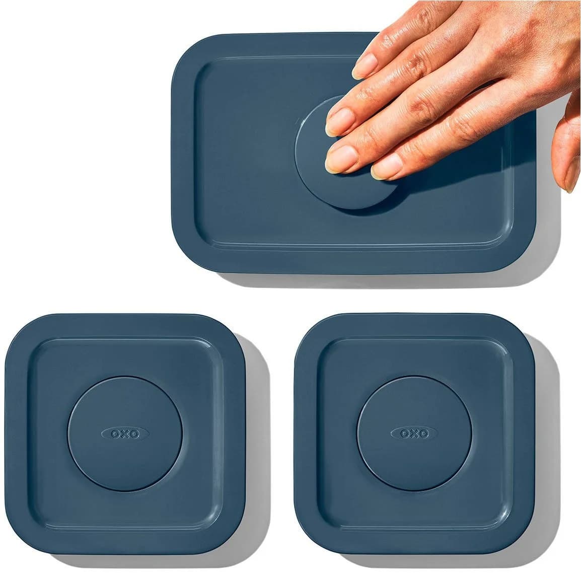 OXO GOOD GRIPS POP-Dosen Aufbewahrungssystem Blau 3-teilig