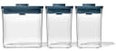 OXO GOOD GRIPS POP-Dosen Aufbewahrungssystem Blau 3-teilig Bild 2
