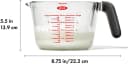 OXO GOOD GRIPS Messbecher 1L Glas transparent Bild 4