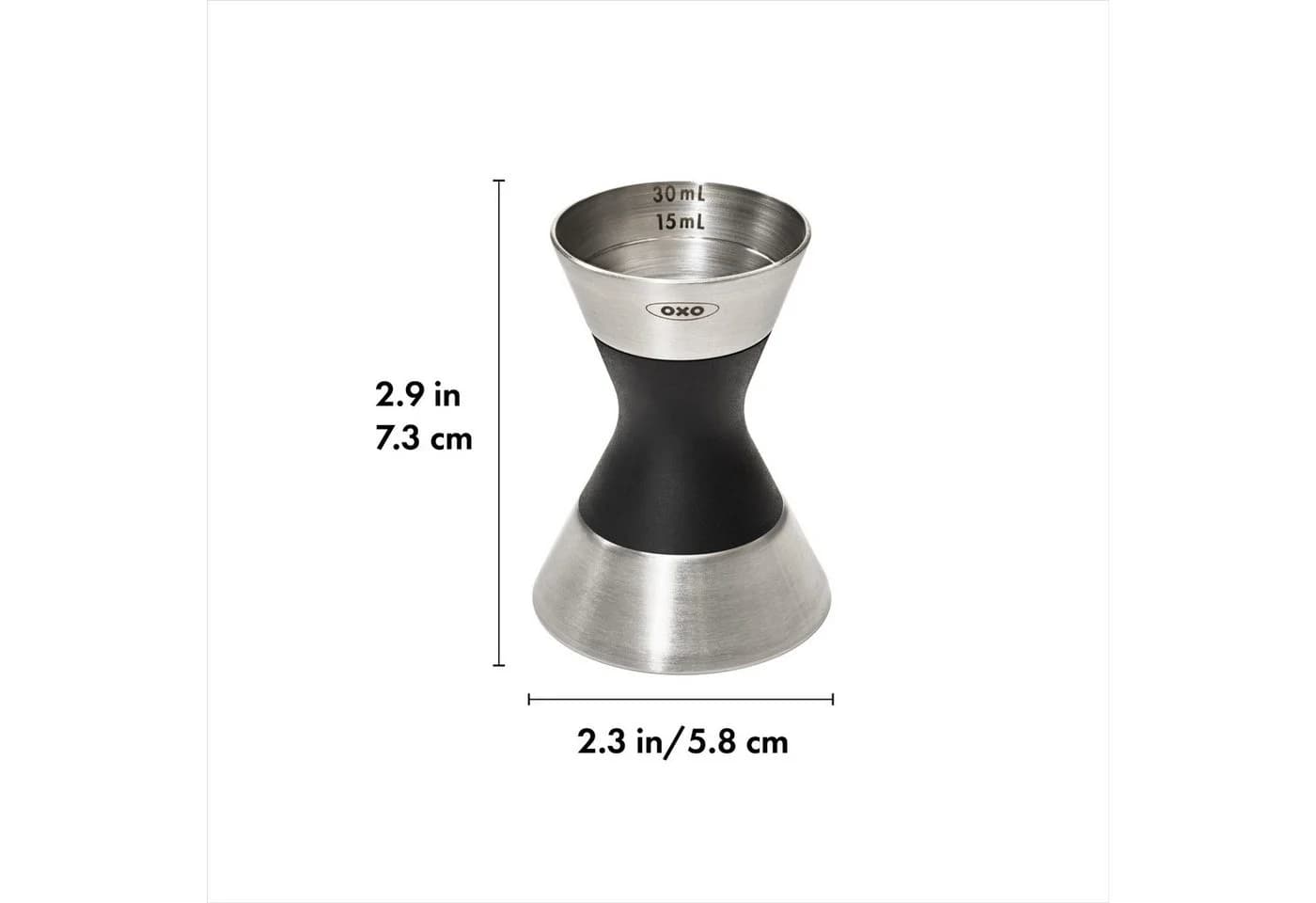 OXO GOOD GRIPS Cocktail Messbecher Schwarz Edelstahl - Bild 5