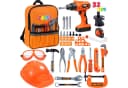 JOYIN 32-tlg. Spielwerkzeugkoffer Kinderorange Bild 2