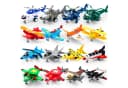 JOYIN 16-teiliges Flugzeug-Spielzeug Set Zurückzieh-Mechanismus ab 3 Jahren Bild 2