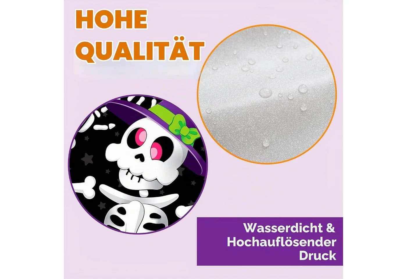 JOYIN 3D Skelett Familie Türabdeckung Halloween Deko - Bild 4