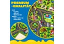 JOYIN Kinderteppich Autoteppich 80x150cm mit 12 Mini Auto Spielzeug Bild 5