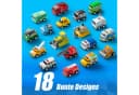 JOYIN 18-tlg. Rückzieh-Spielzeugautos Für Kinder ab 3 Bild 4