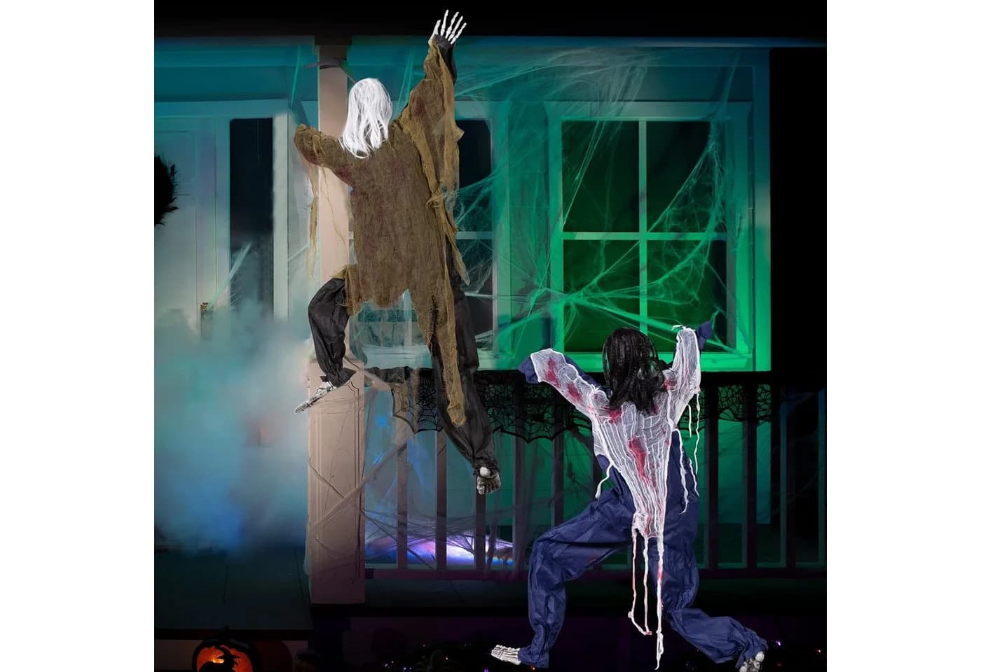 JOYIN 2 Stück Kletter Zombies Wanddekoration Halloween Dekofigur - Bild 5