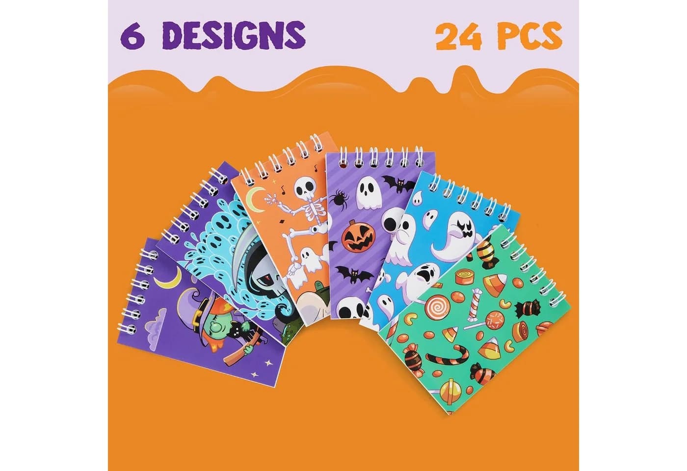 JOYIN 72-teiliges Halloween-Schreibwaren-Set mit 24 Geschenkpacks - Bild 5