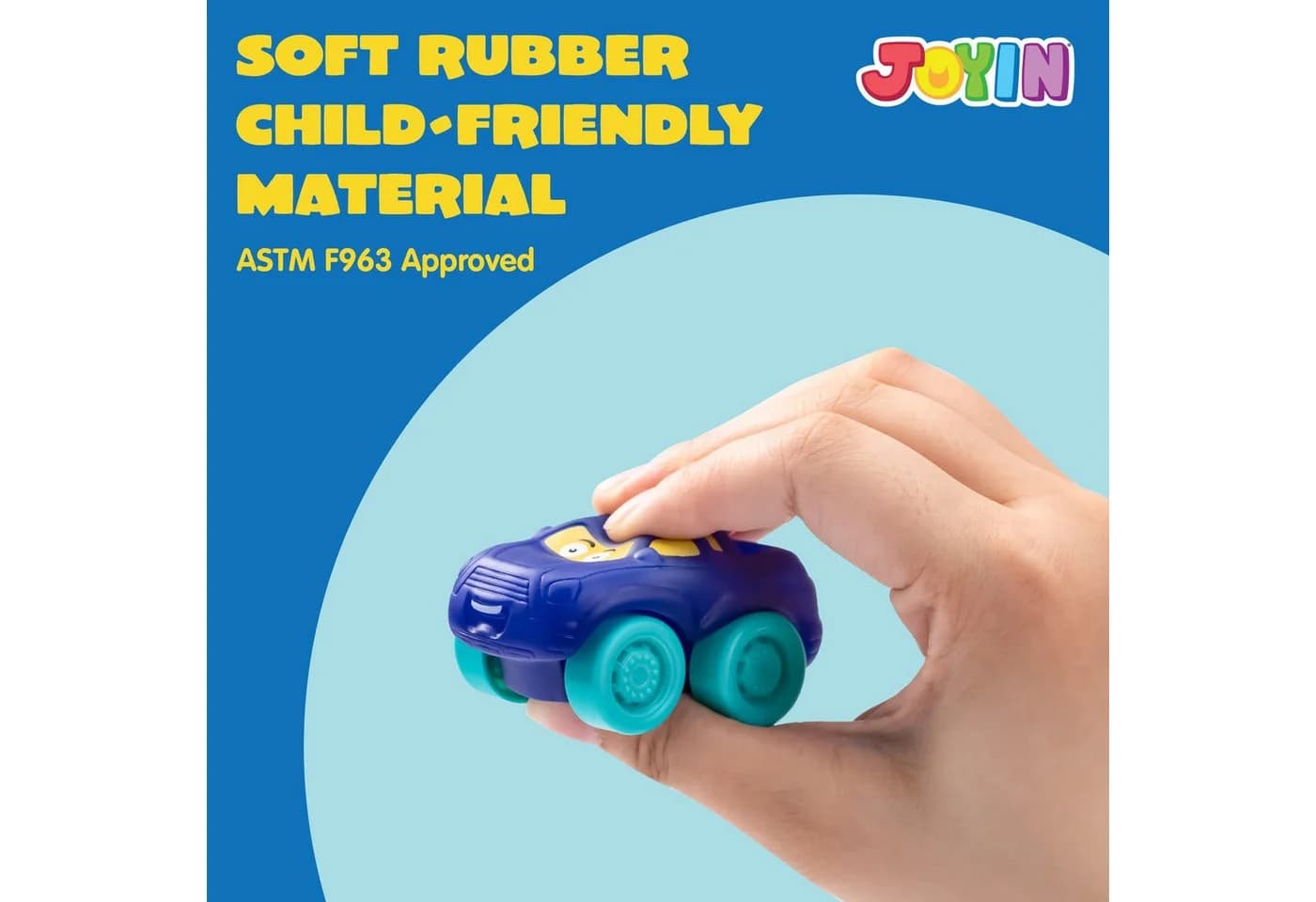 JOYIN Soft-Auto-Set 16-tlg. Mini-Fahrzeuge - Bild 4
