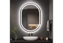 Dripex Badspiegel LED Oval Spiegel, Beschlagfrei, 3 Lichtfarben, Dimmbar Bild 2