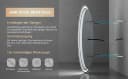 Dripex Badspiegel LED Oval Spiegel, Beschlagfrei Badezimmerspiegel, Wandspiegel mit Beleuchtung, 3 Lichtfarbe, Dimmbar Bild 5