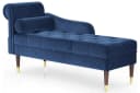 Vesgantti Chaiselongue Smat Sofa Blau Velours Bild 2